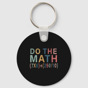 Llavero Regalo divertido meme de matemáticas para hombres 