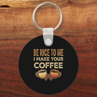 Llavero Regalo divertido para amantes de café y baristas