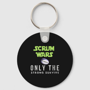 Llavero Regalo Divertido Scrum Wars Rugby , Adultos Y Niño