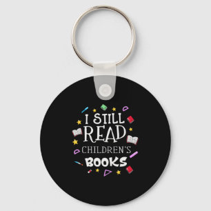 Llavero Regalo docente, aún leo libros para niños