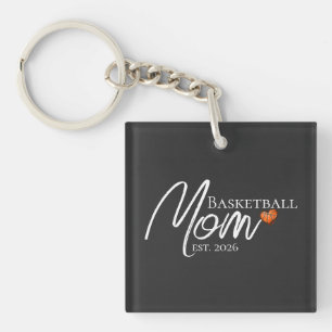 Llavero Regalo Establecido para Mamá de Baloncesto