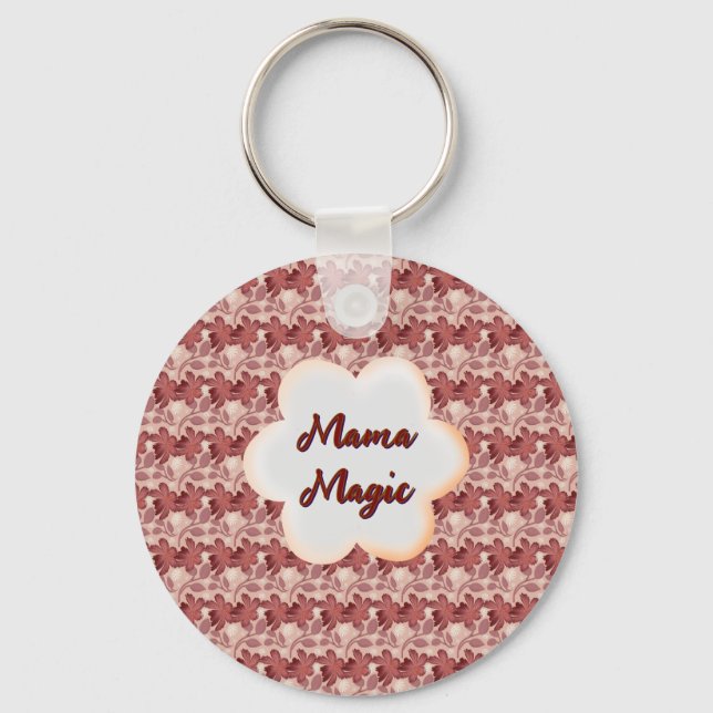 Llavero Regalo floral personalizado y hecho a medida para  (Anverso)