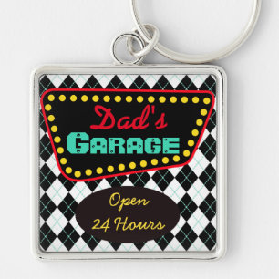 Llavero Regalo Garage del Abuelo Retro