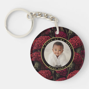 Llavero Regalo Hermoso Día de la Madre para Mamá Clavel 
