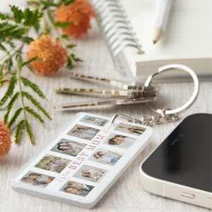 Llavero Regalo Mejor Mamá Fotos Personalizadas