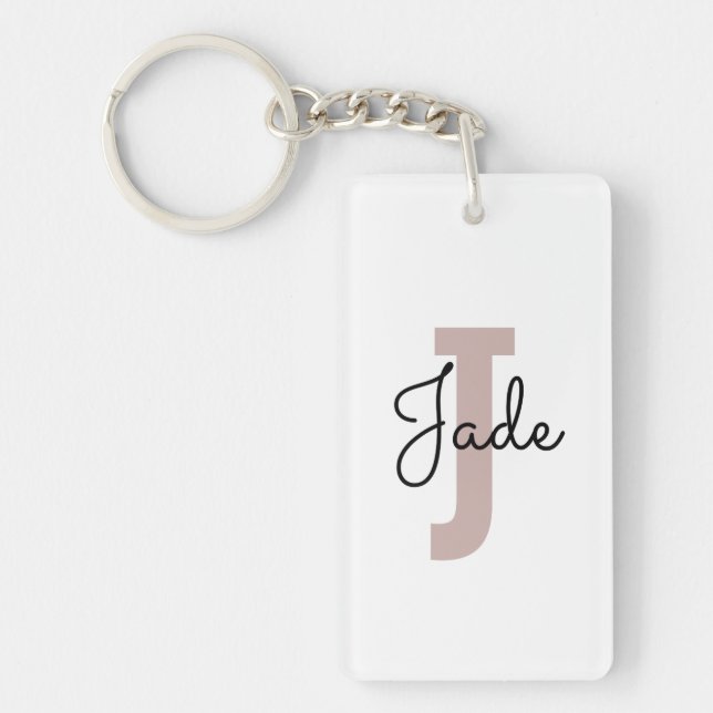 Llavero Regalo monograma de personalizado para nombres a p (Frente)