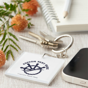Llavero Regalo Náutico de Capitán de Barco Personalizado