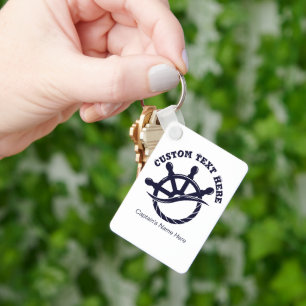 Llavero Regalo Náutico de Capitán de Barco Personalizado