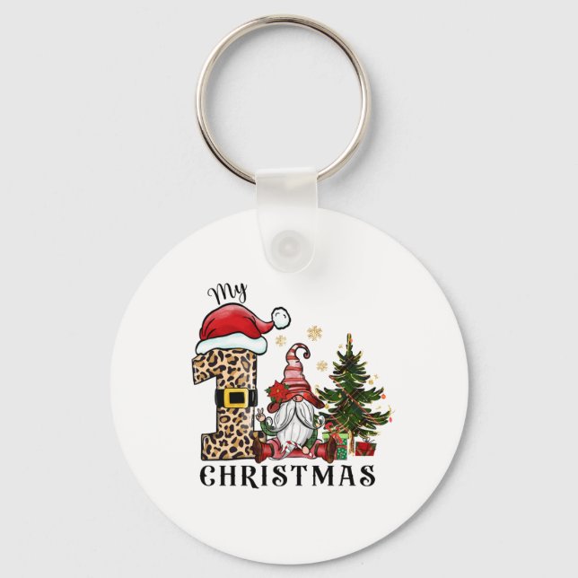 Llavero Regalo navideño mi primera Navidad (Anverso)