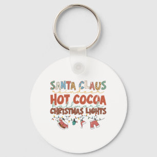 Llavero Regalo navideño Santa Claus Luces navideñas