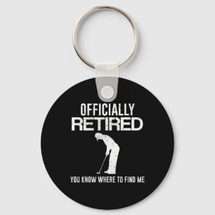 Llavero Regalo Oficialmente Retirado Golf Papá Golfing Jub