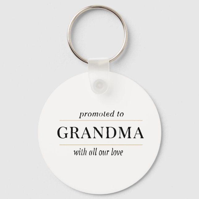 Llavero Regalo para Abuela Ascendida (Anverso)