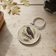 Regalo para amante de las aves Cuervo vintage Acad