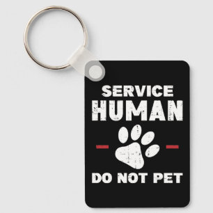 Llavero Regalo para amante de perros divertido No acaricia