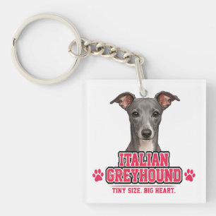 Llavero 🐾 Regalo para amantes del galgo italiano 🐾