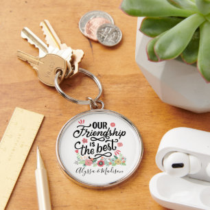 Llavero Regalo para BFFs Nuestra amistad es lo mejor