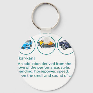 Llavero Regalo para hombre de Funny Car - Definición de CA