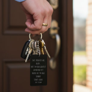 Llavero Regalo para la nota de papá por venir de la foto d