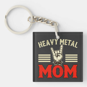Llavero Regalo para madres amantes del rock de Heavy Metal