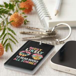 Llavero Regalo para maestros más propensos a leer libros t