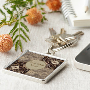 Llavero Regalo para mamá, Mejor mamá del mundo, Rosas herm