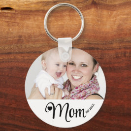 Llavero Regalo para nueva mamá con guión establecido Foto