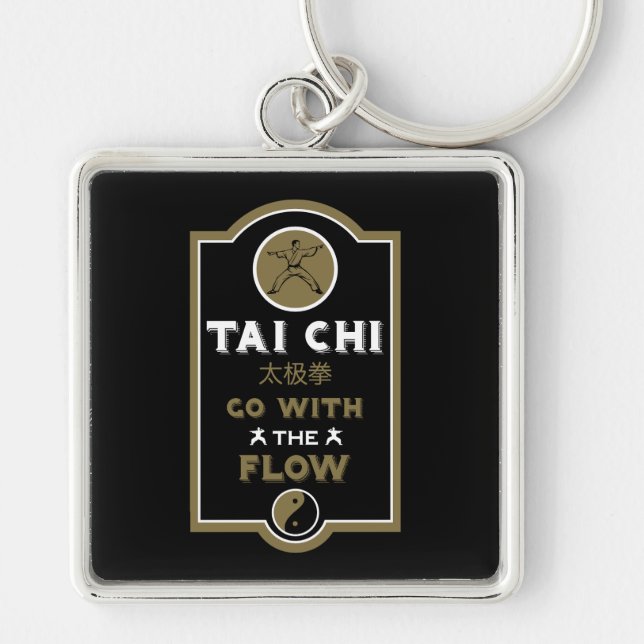 Llavero Regalo para practicante de Tai Chi (Frente)