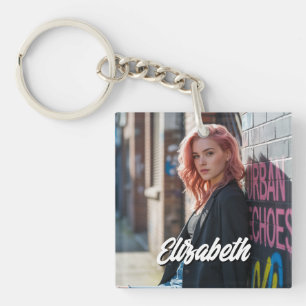 Llavero Regalo Personalizado con Imagen en el Frente y la
