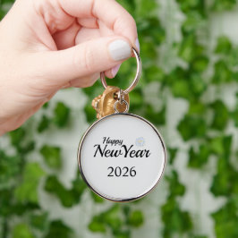 Llavero Regalo personalizado de Año Nuevo feliz