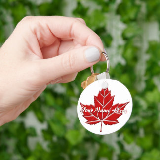 Llavero Regalo personalizado de Canadá de la cadena de sou