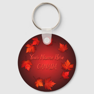 Llavero Regalo personalizado de Canadá de la cadena de sou