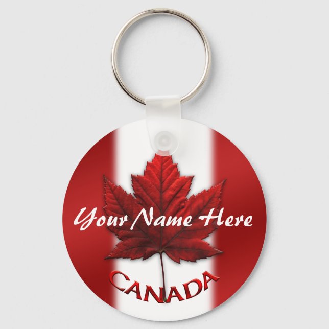 Llavero Regalo personalizado de Canadá de la cadena de sou (Anverso)