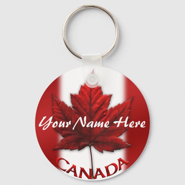 Llavero Regalo personalizado de Canadá de la cadena de sou (Anverso)