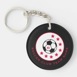 Llavero Regalo personalizado de número de equipo para la n