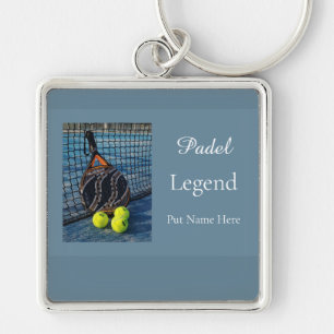 Llavero Regalo Personalizado de Padel Leyenda para Él