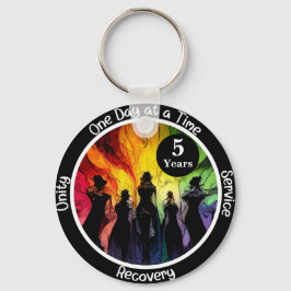 Llavero Regalo personalizado de recuperación de hito de br