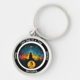Llavero Regalo personalizado de serenidad por hito de sobr