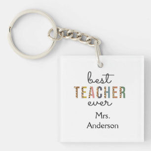 Llavero Regalo Personalizado Mejor Maestro de Todos los Ti