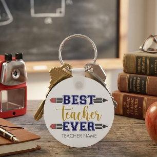 Llavero Regalo Personalizado Mejor Profesor de Todos los T
