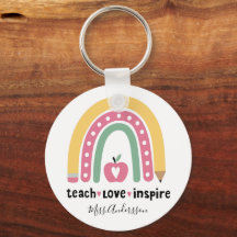 Regalo Personalizado para Maestro Enseña Amar Insp