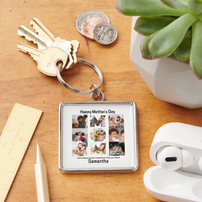 Llavero Regalo personalizado para mamá Día de la Madre 9 C (Escritorio )