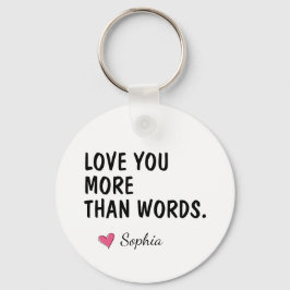 Llavero Regalo Personalizado para Mamá Te Amo Más Que Pala