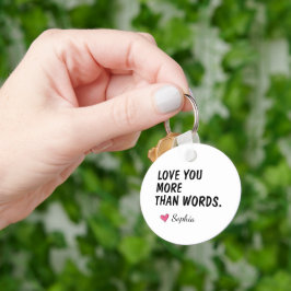 Llavero Regalo Personalizado para Mamá Te Amo Más Que Pala