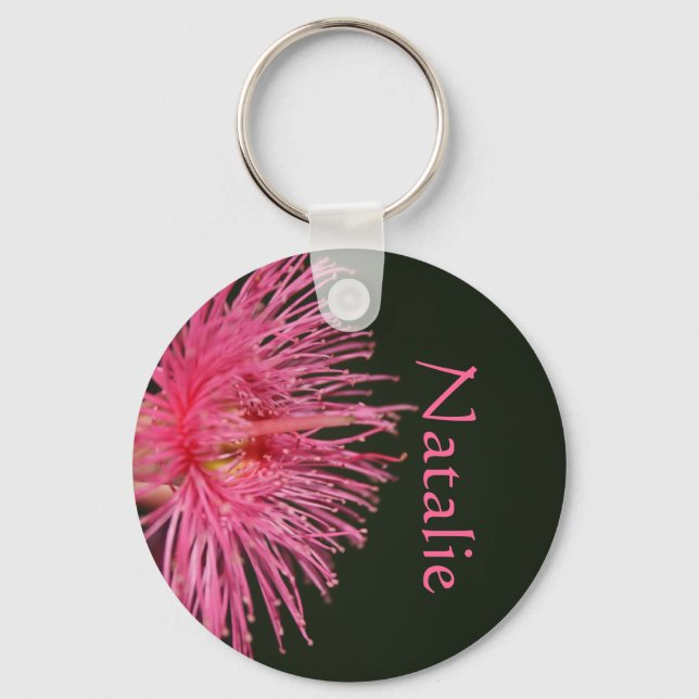 Llavero Regalo por Natalie Australian Gum Nut Flower Name (Anverso)
