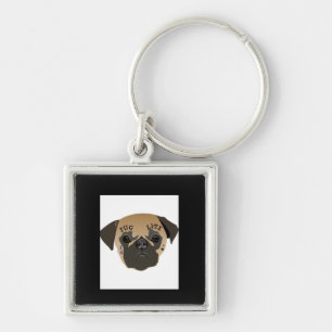 Llavero Regalo Pug Life Cute Pug Lover