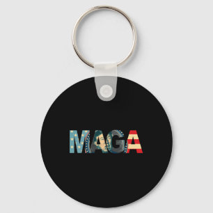Llavero Regalo retro vintage de la bandera norteamericana