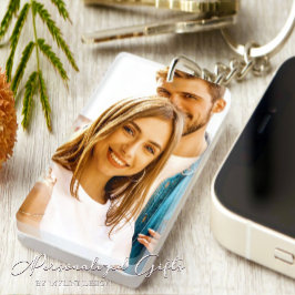 Llavero Regalo simple de Personalizado para foto de novio