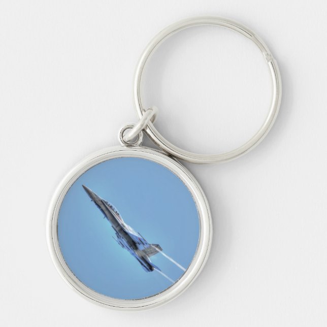 Llavero Regalo Supersónico del Diseñador de Jet-Fighter (Frente)
