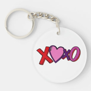 Llavero regalo XOXO, regalo de San Valentín