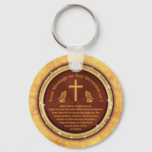 Llavero Regalos baratos para visitantes de la iglesia, mie
